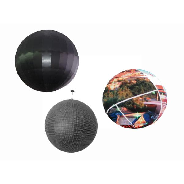 Interactive Advertising Sphere LED Screen for Shopping Mall Module Size 320*160mm Display Function Video/Text/Image
