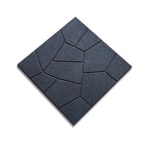 Cheap Factory Direct Sidewalk Patio Rubber Anti-Slip Floor Tiles Rubber Floor Tiles Rubber Granules Rubber Garden Tiles for sale