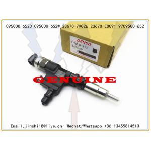 Cheap DENSO GENUINE FUEL INJECTOR 095000-6520 095000-652# 9709500-652 095000-9510 FOR Hino 23670-E0091 AND TOYOTA 23670-79026 for sale
