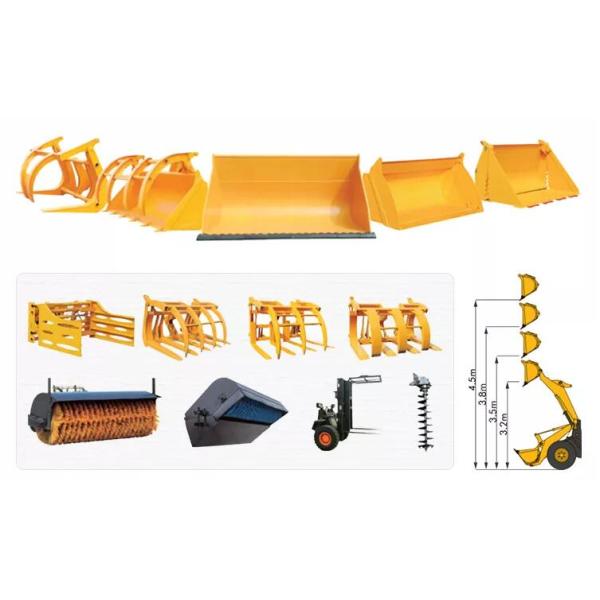 Construction Mining 5 Ton Front End Loader With 4m3 Bucket