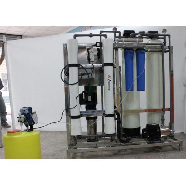 1000LPH Brackish Water System / Treatment , RO Water Treatment System For Drinking Water