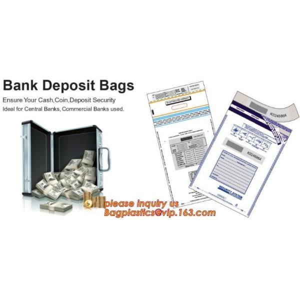 Evidence Paper Document Digital Opaque Bag, cash deposit bag, Security Bags Plastic Deposit PE Bag Cash Envelope Check S