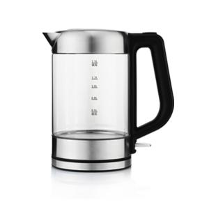 Buy cheap Clear Glass 1800W 1.8 Liter Electric Tea Kettle Blue Led Light from wholesalers