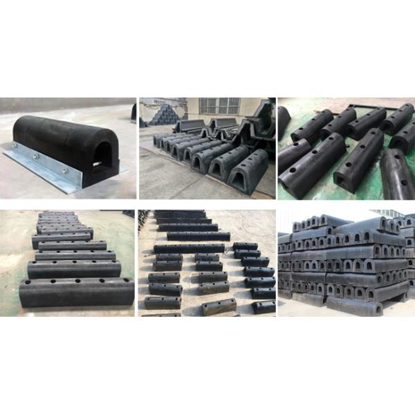 PIANC Standard D Type Rubber Fender Heavy Duty Dock Bumpers For Boat