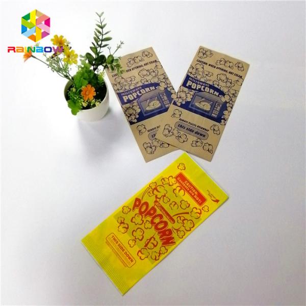 Heat Seal Snack Bag Packaging Biodegradable Recycled Snack Food Popcorn Storage