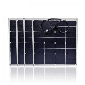 Cheap Ultra Thin Flexible Cell Solar Panel 50w 55w 60w 100w 110w For RV Boats Roof for sale