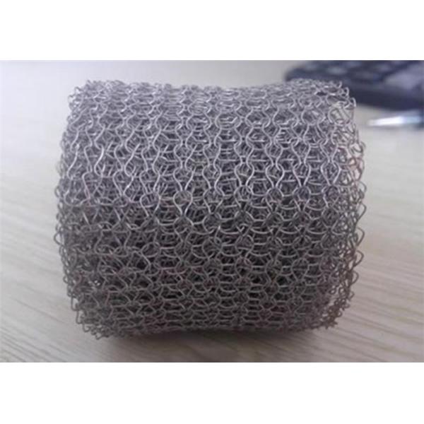 Stainless Steel Knitted Wire Mesh 0.08mm - 0.5 mm Dia OEM Kettle Filter Screen