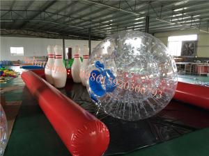 China inflatable bowling pin , portable bowling , bowling ball rack , piste da bowling prezzo , inflatable human bowling ball on sale