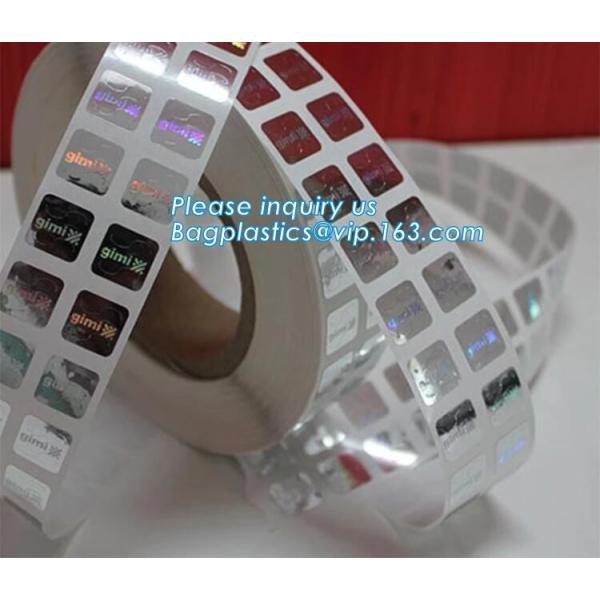 Matte silver tamper evident VOID security label sticker printing material,Sticker Roll Logo Label, Adhesive Matte Lamina