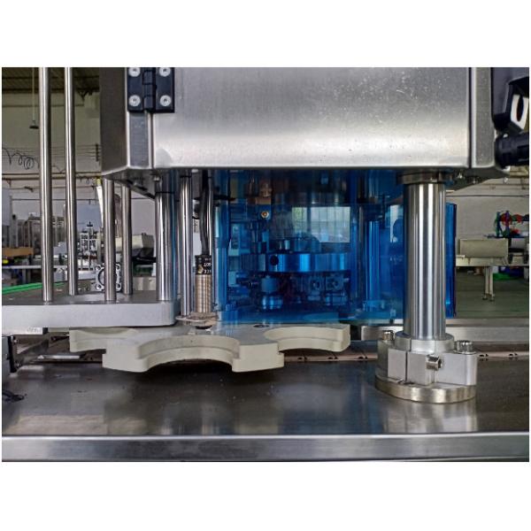 Mitsubishi PLC 1.1KW 304SS Tin Cans Filling Sealing Machine