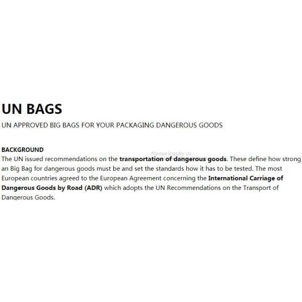 high capacity document pouch 1700kg extra strong circular woven polypropylene industrial big bags 1000kg, BAGEASE PACKAG