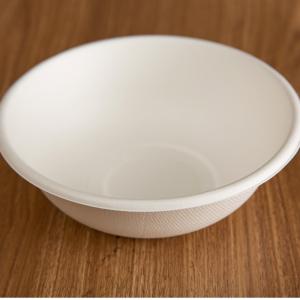 China 500ml Disposable Compostable Bagasse Bowls Bowl With Lid Biodegradable on sale