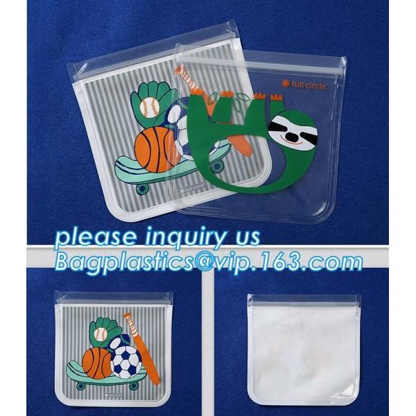 Silicone Plastic Packaging Food Zip Silicon Freezer Fresh Vegetable Storage Bags Fresh Fridge Food Preservation Bag Reus