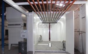 Cheap Galvanized Sheet Manual Powder Coating Spray Booth for sale