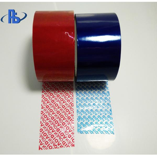 Acrylic Pressure Sensitive Adhesive VOID Security Tape Customization Acceptable