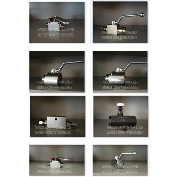 31.5MPa Male Thread 3 Way Hydraulic Ball Valve