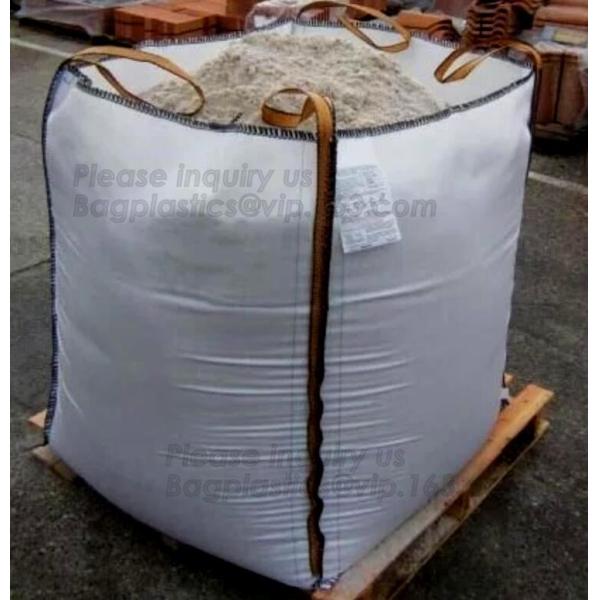 high capacity document pouch 1700kg extra strong circular woven polypropylene industrial big bags 1000kg, BAGEASE PACKAG