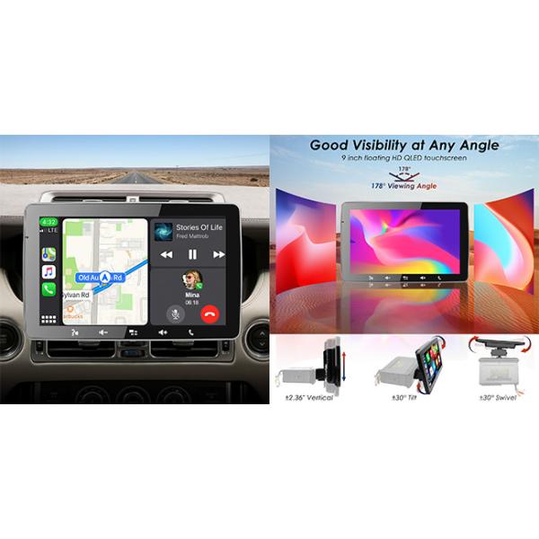 MP5 9 Inch Single Din Radio Car DVD Player Single Din Wired Carplay Android Auto