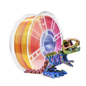 Silk Tri-color Red Blue Gold PLA Filament 1. 75mm 1kg 3D Printing Filament