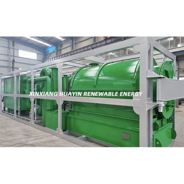 Fuel Oil From Waste Tyre Pyrolysis Plant Advanced Pyrolysis Machine