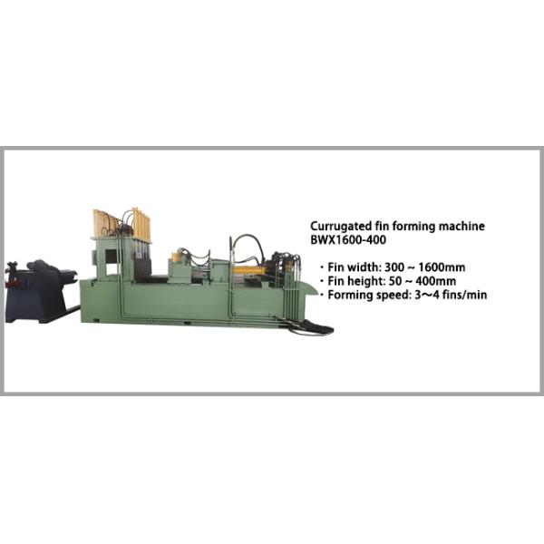 Automatic Corrugated Fin Forming Machine Making Transformer Shell