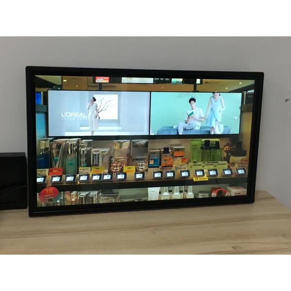 Waterproof Indoor Digital Advertising Screens Large Size Metal Material