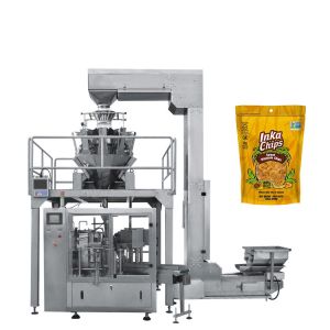 Cheap Rotary Premade Chips Snack Packing Machine With Zipper Bag for sale