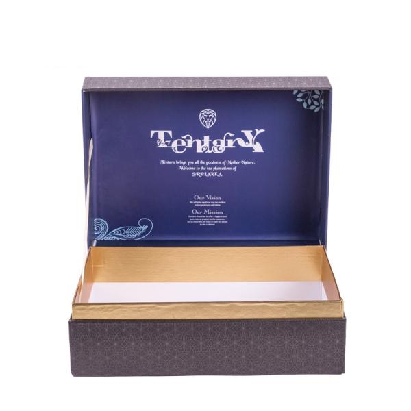 Dustproof Rectangle Cardboard Gift Box Packaging Multifunctional