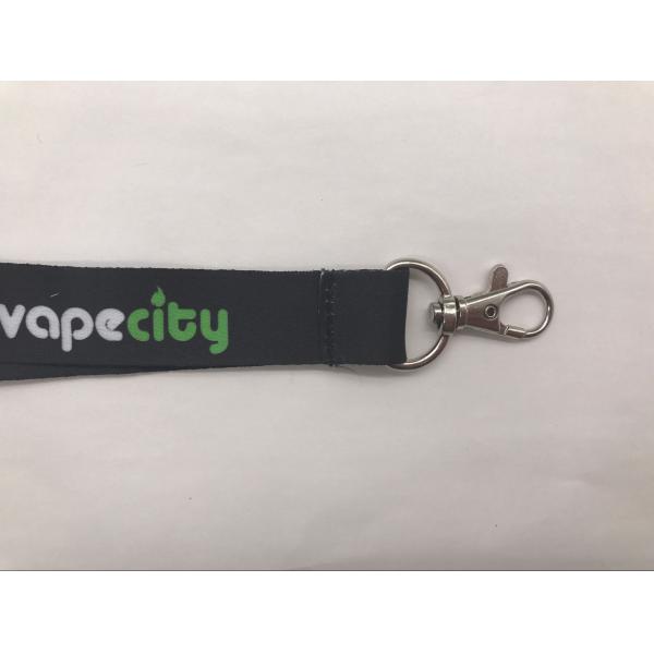 Card Holder / ID Badge Holder Polyester Dye Sublimation Lanyards Environment Friendly