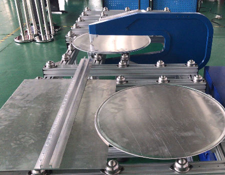 C frame Road sign making riveter machine