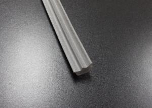 China Gray Long Side EPDM Rubber Extrusion Embedded , Window Weather Stripping on sale