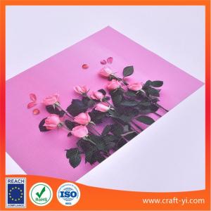 China Table Decoration with printing Textilene Place Mat 300 x450 mm Washable Table Mats , Heat Resistant PVC woven table mat on sale
