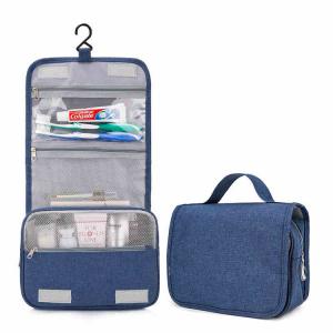 China Travel Foldable Toiletry Bag Multifunctional Hanging Makeup Bag Waterproof Organizer Cosmetic Bag on sale