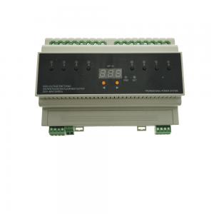 China 8 Channel High Voltage Switch Wireless Lighting Control RS-485 Din Rail DC 24V on sale