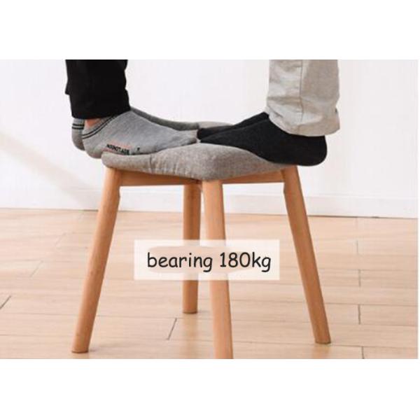 OEM Color Modern Dressing Stool , Fabric Stools For Dressing Tables