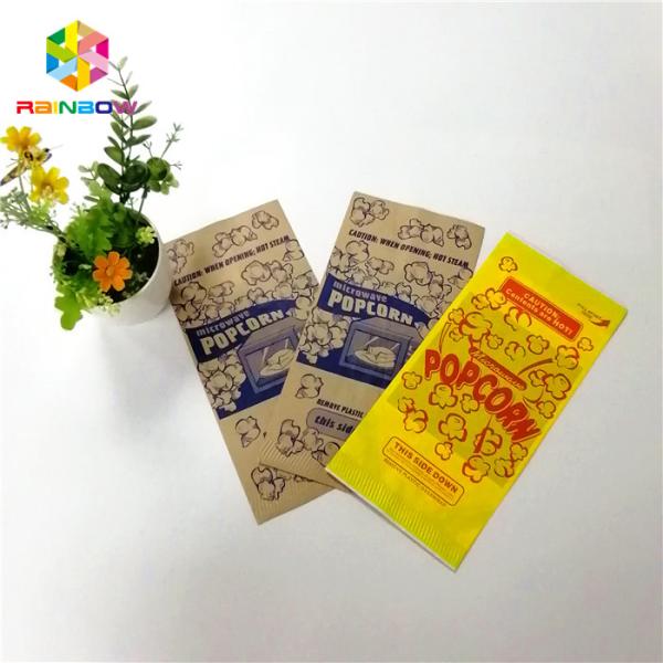 Heat Seal Snack Bag Packaging Biodegradable Recycled Snack Food Popcorn Storage