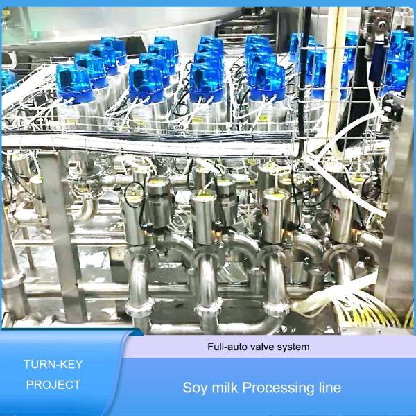SUS 316L Soybean Milk Dairy Processing Line Automatic Industrial