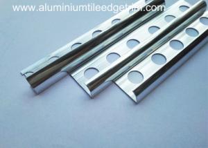 Bright Chrome Aluminium Tile Edge Trim Curved Tile Edging Shiny Mirror Silver Finish