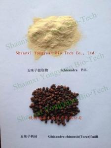 Cheap Schisandra Extract 2% ,5%, 9%Schisandrins, anti aging, Protect liver,CAS.: 7432-28-2 Chinese export, Yongyuan Bio-Tech, for sale