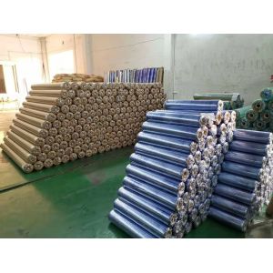 Cheap 210cm 230cm Width Packaging PVC Film Stretchable Plastic Wrap 80yard for sale