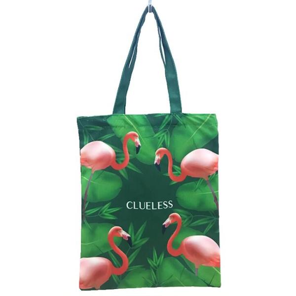 Custom silk screen printed Cotton material handle style blank natural cotton canvas bag without logo bagplastics bagease