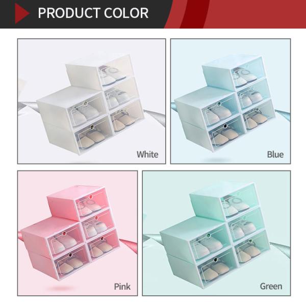 ODM Foldable Household Shoe Box Multiscene Use Stackable Assembled Space Saving