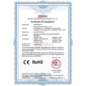 Shenzhen Etto Technology Co., Ltd. Certifications