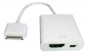 China iPad to HDMI+mini USB cable adapter for ipad, ipad2, iphone4/4s and HDTV on sale