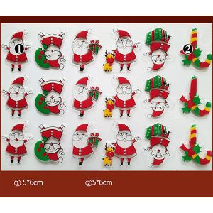 China Christmas Theme Santa Claus Chocolate Mould , Edible Decorations Custom Chocolate Molds on sale