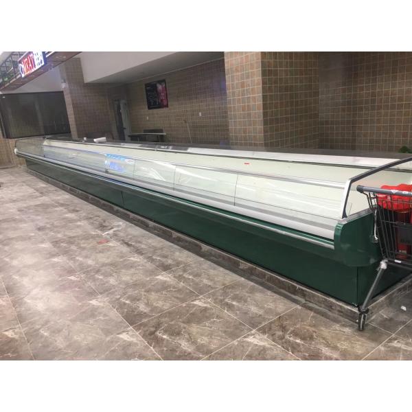 Butcher Serve Over Counter Display Fridge Fresh Meat Display Chiller High Energy Efficiency