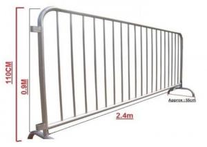 Cheap Classic Galvanized Steel Barricade / Metal Crowd Control Barriers for sale
