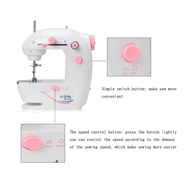 2020 Newest High Speed Mini Sewing Machine for Socks Portable and Battery Powered
