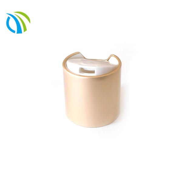 0.4cc White 24mm Bottle Cap Smooth Closure 24 410 Disc Top Cap ODM