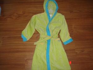 Cheap Super Soft Teenager Bathrobe 100% cotton with Embroidery for sale